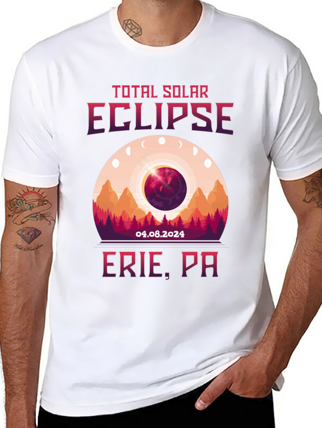 Total Solar Eclipse Erie PA T-Shirt