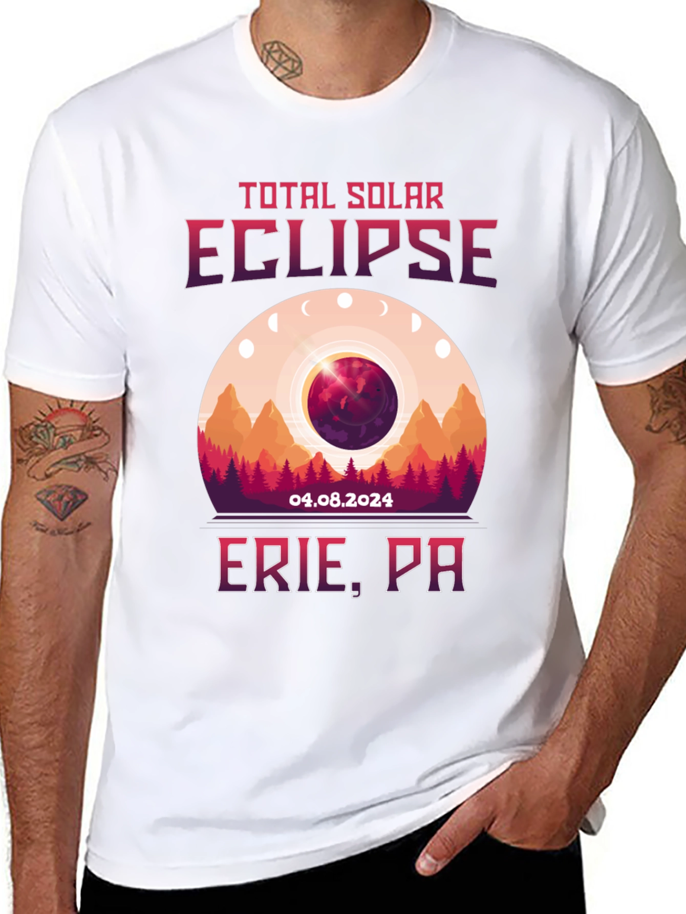 Total Solar Eclipse Erie PA T-Shirt