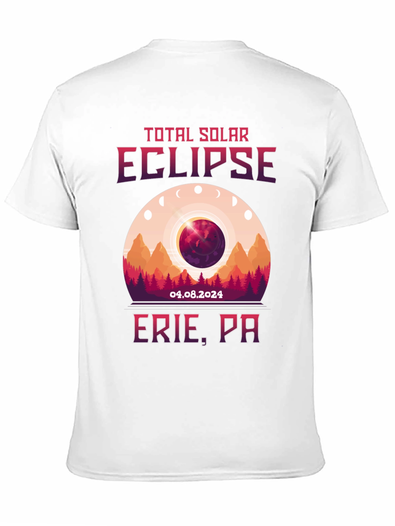 Total Solar Eclipse Erie PA T-Shirt
