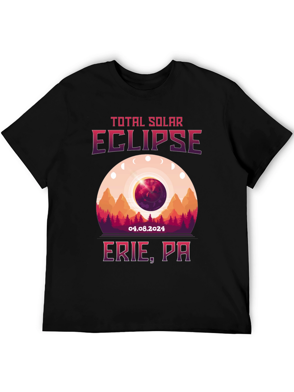 Total Solar Eclipse Erie PA T-Shirt