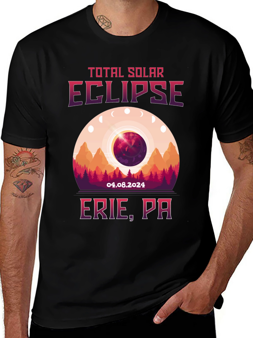 Total Solar Eclipse Erie PA T-Shirt