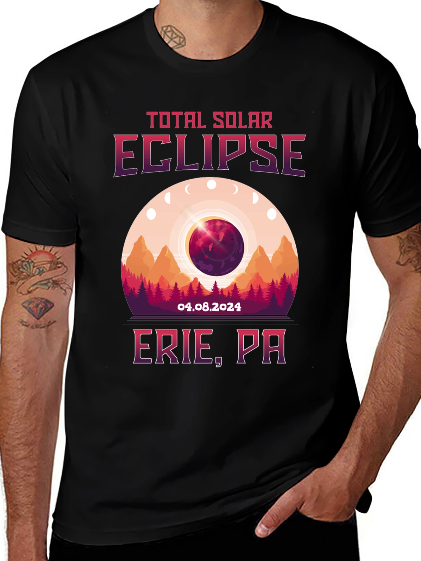 Total Solar Eclipse Erie PA T-Shirt