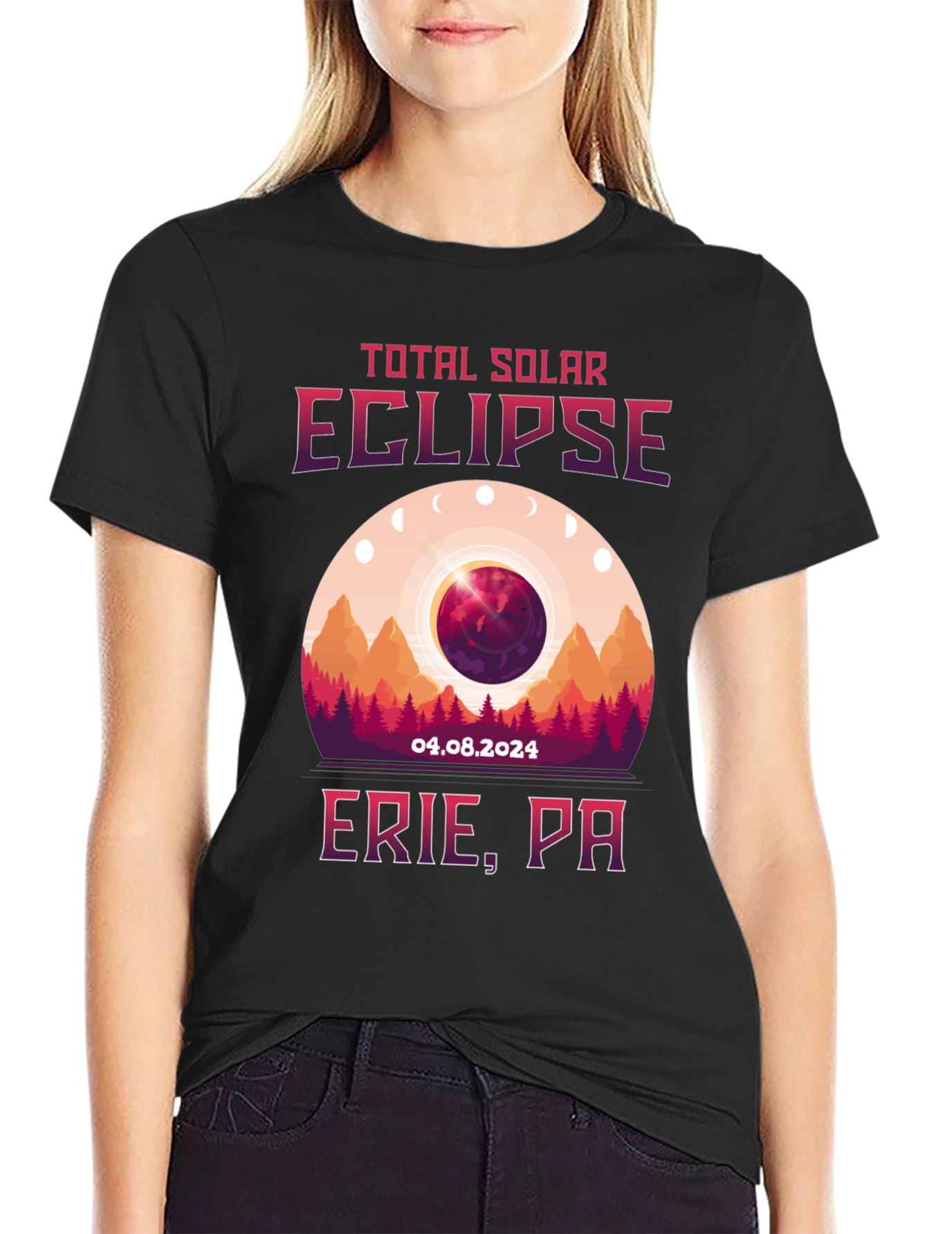 Total Solar Eclipse Erie PA T-Shirt