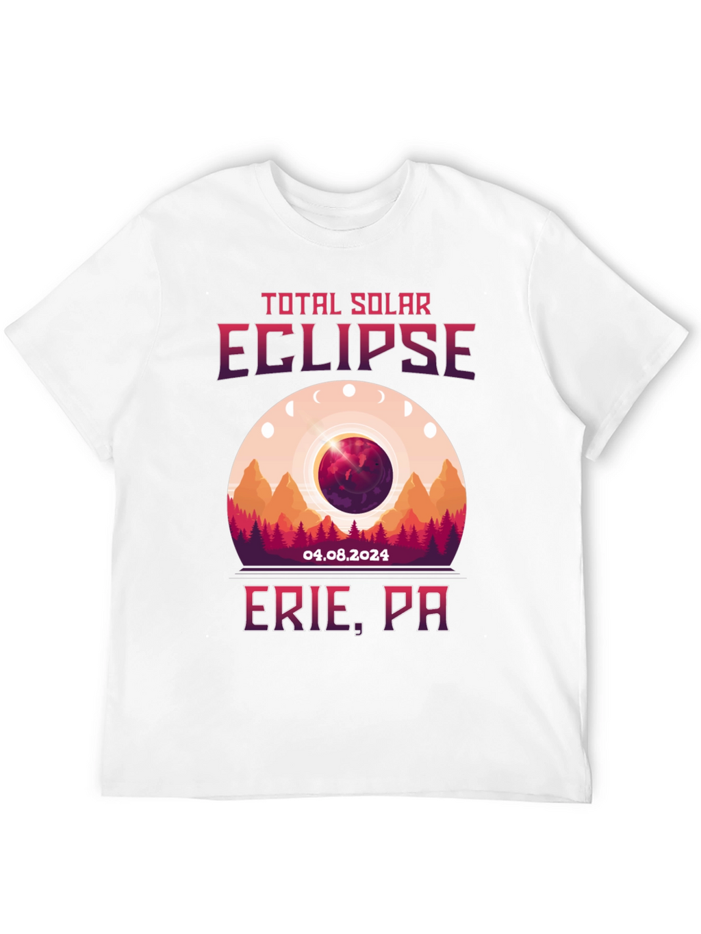 Total Solar Eclipse Erie PA T-Shirt