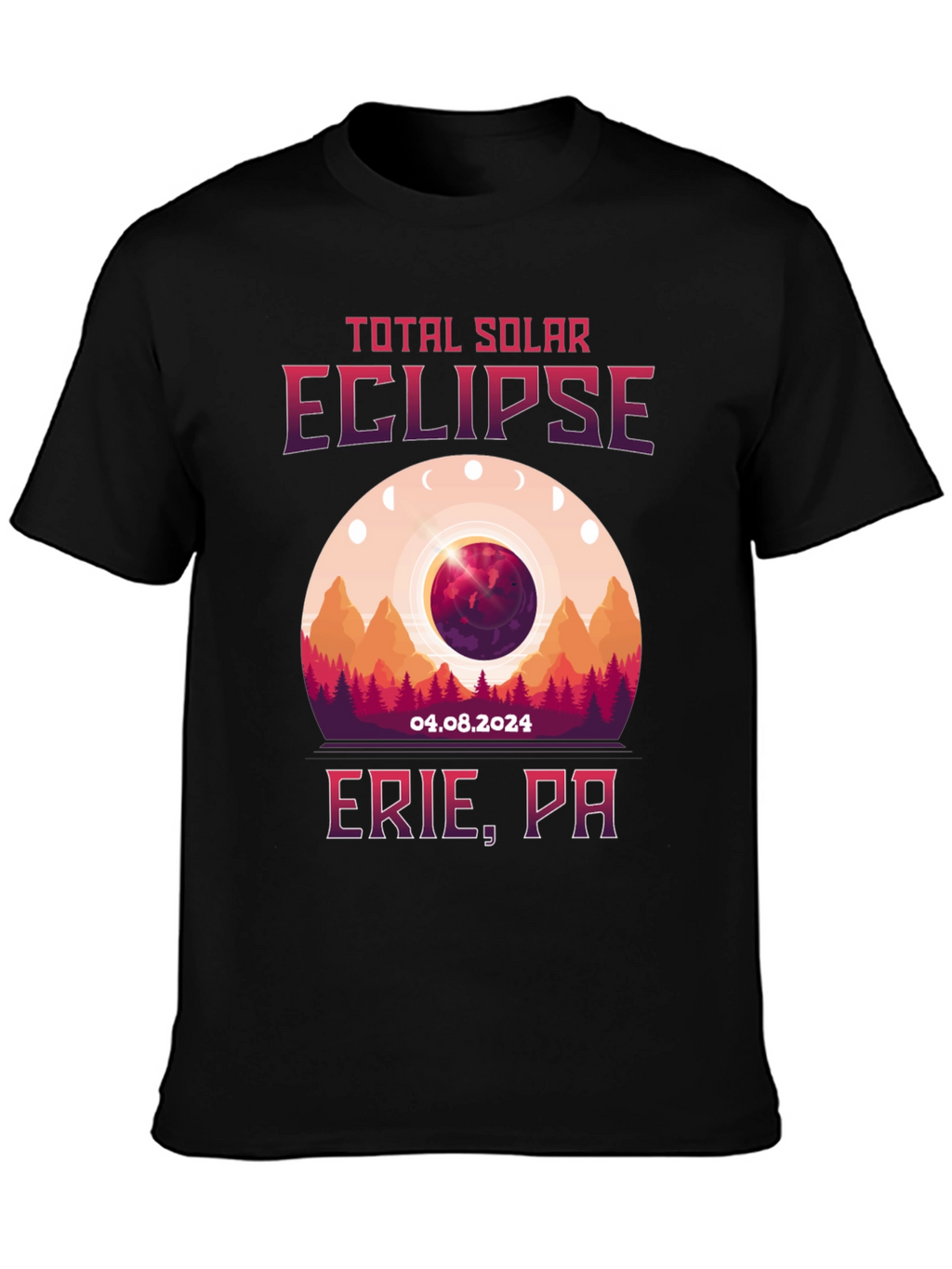 Total Solar Eclipse Erie PA T-Shirt