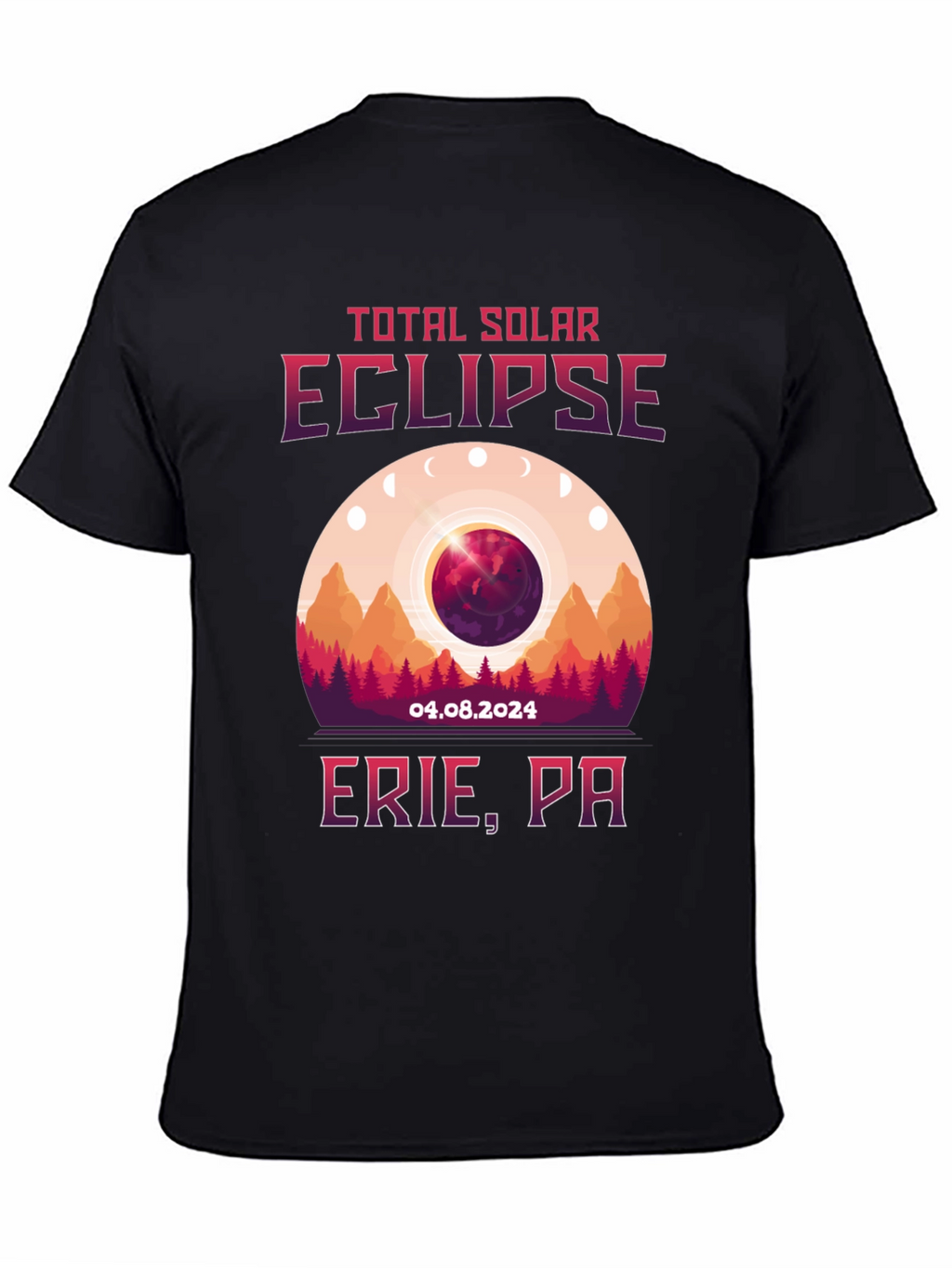 Total Solar Eclipse Erie PA T-Shirt