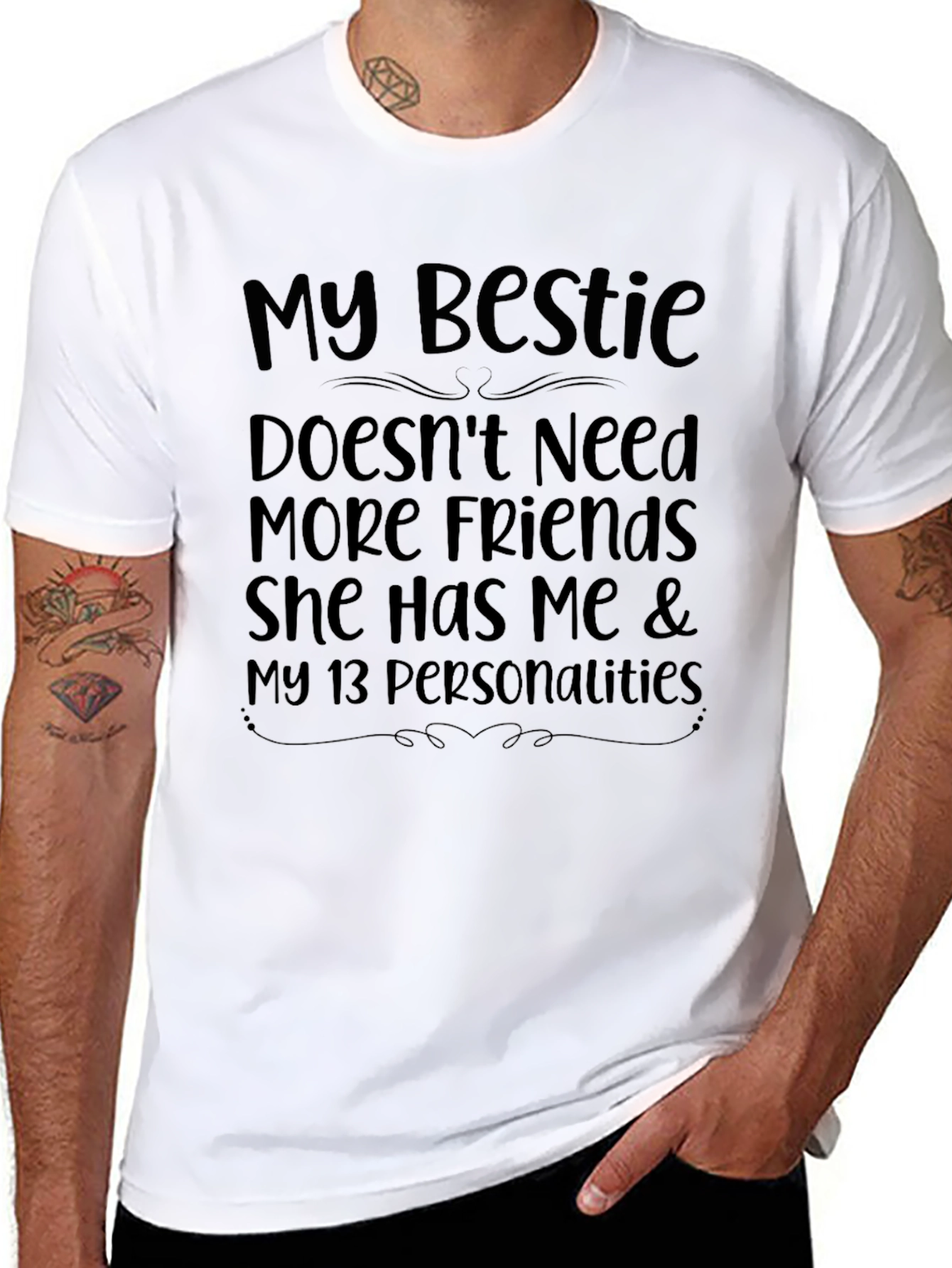 My Bestie Humor T-Shirt - Funny Friend Tee