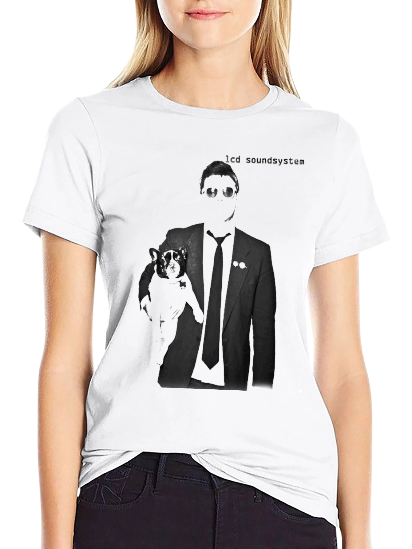LCD Soundsystem Dog Graphic T-Shirt – Indie Music Style Tee