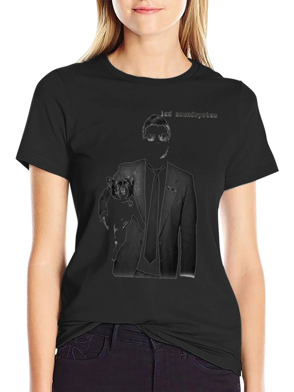 LCD Soundsystem Dog Graphic T-Shirt – Indie Music Style Tee