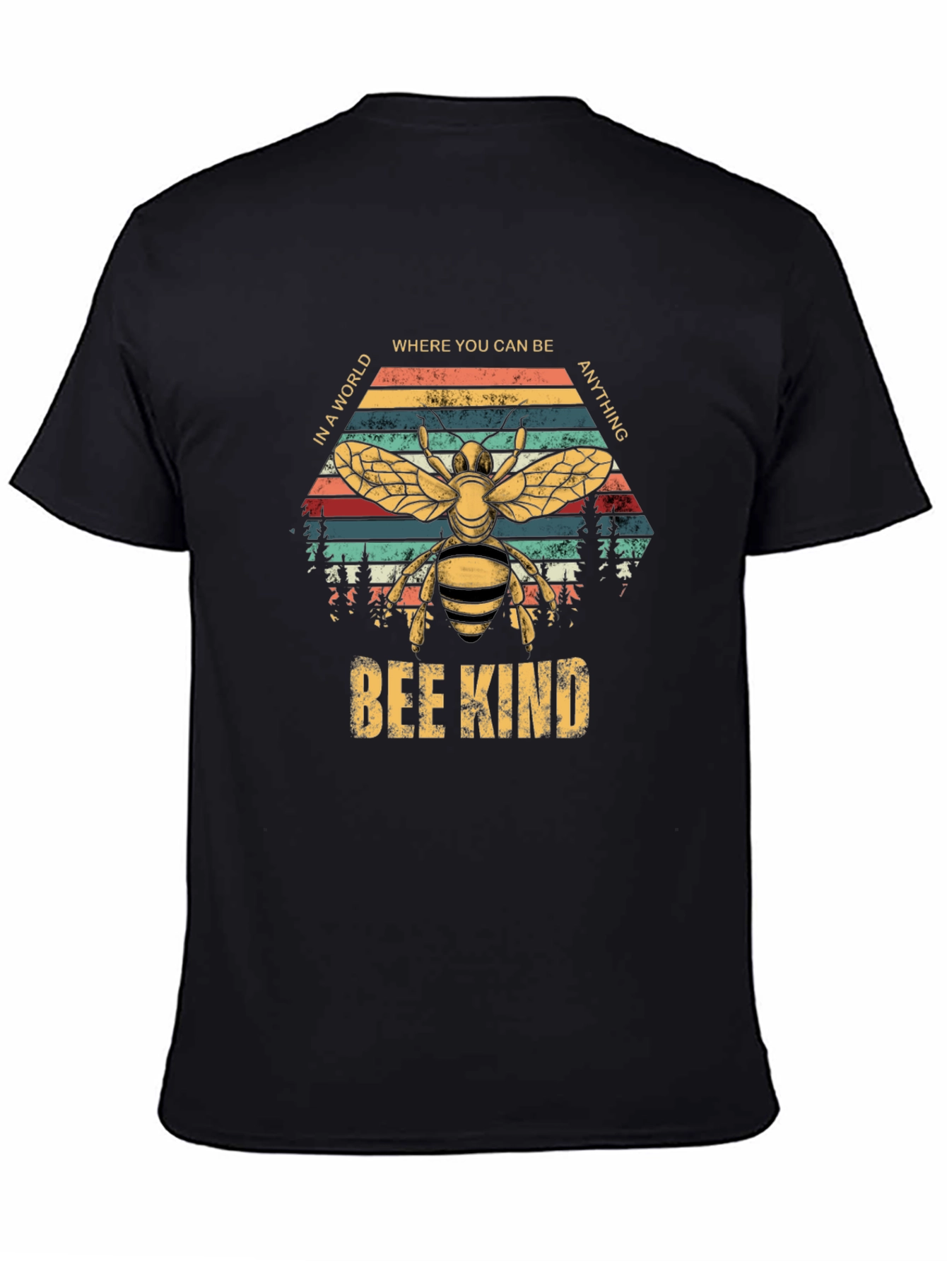 Bee Kind Graphic T-Shirt - Retro Style