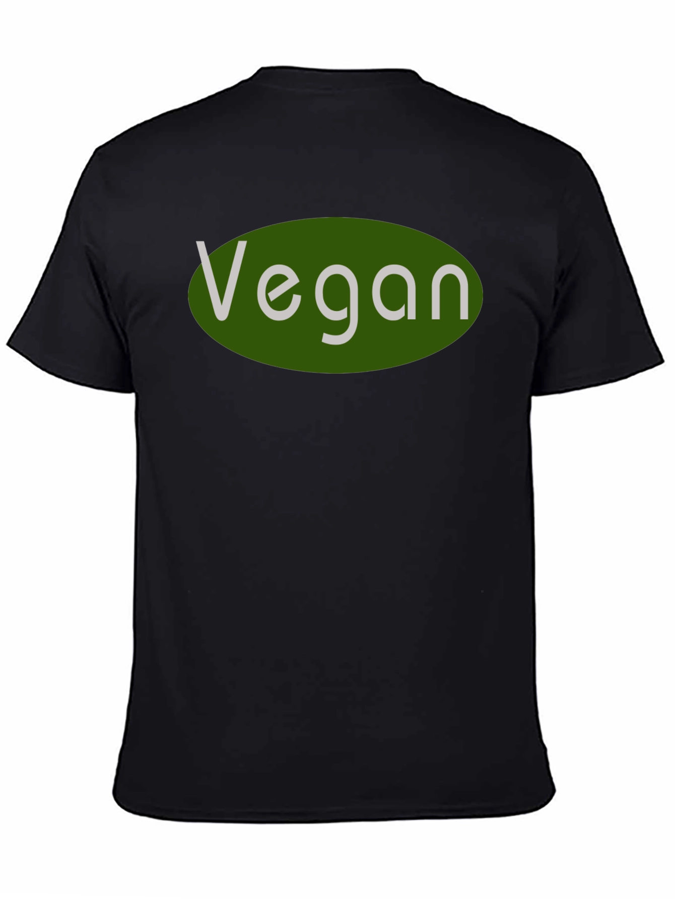 Vegan Statement T-Shirt - Black