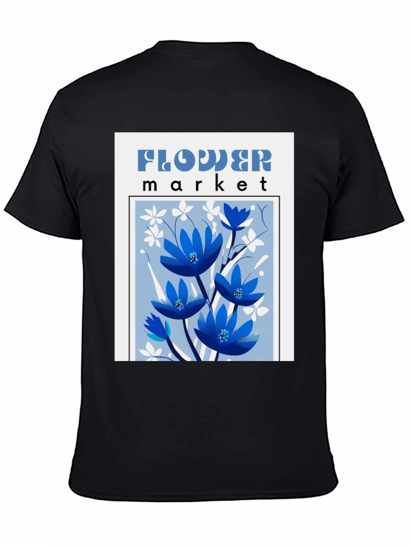 Floral Market Graphic Tee - Stylish Comfort