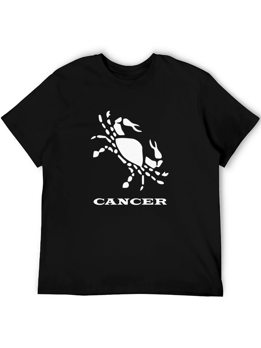Cancer Zodiac Graphic Tee - Stylish Black T-Shirt