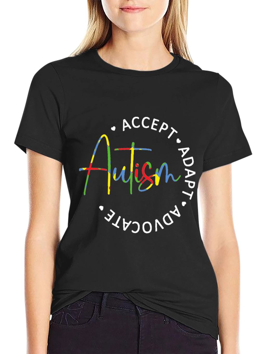 Autism Awareness Tee: Accept Adapt Advocate