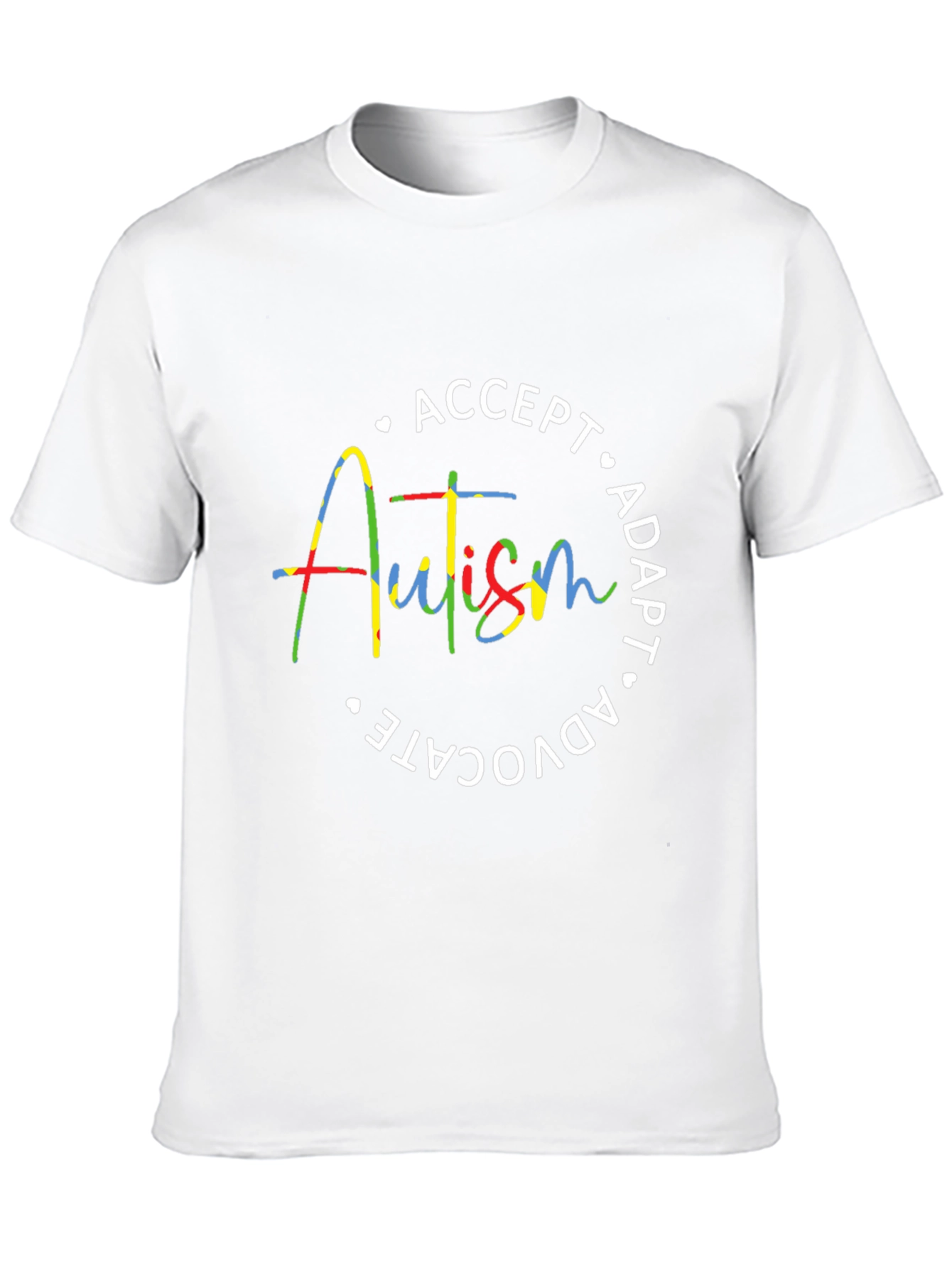 Autism Awareness Tee: Accept Adapt Advocate