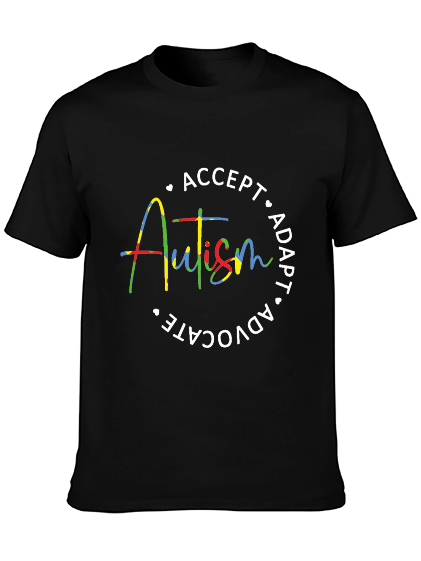 Autism Awareness Tee: Accept Adapt Advocate