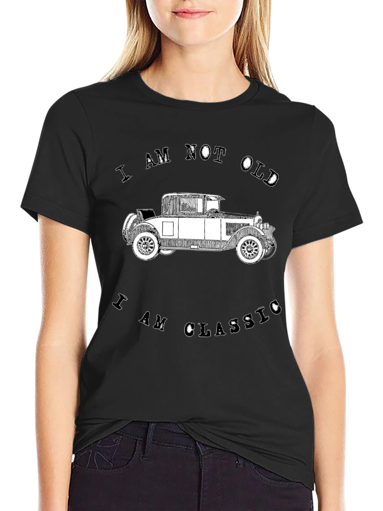 Classic Car T-Shirt - I Am Not Old I Am Classic Design