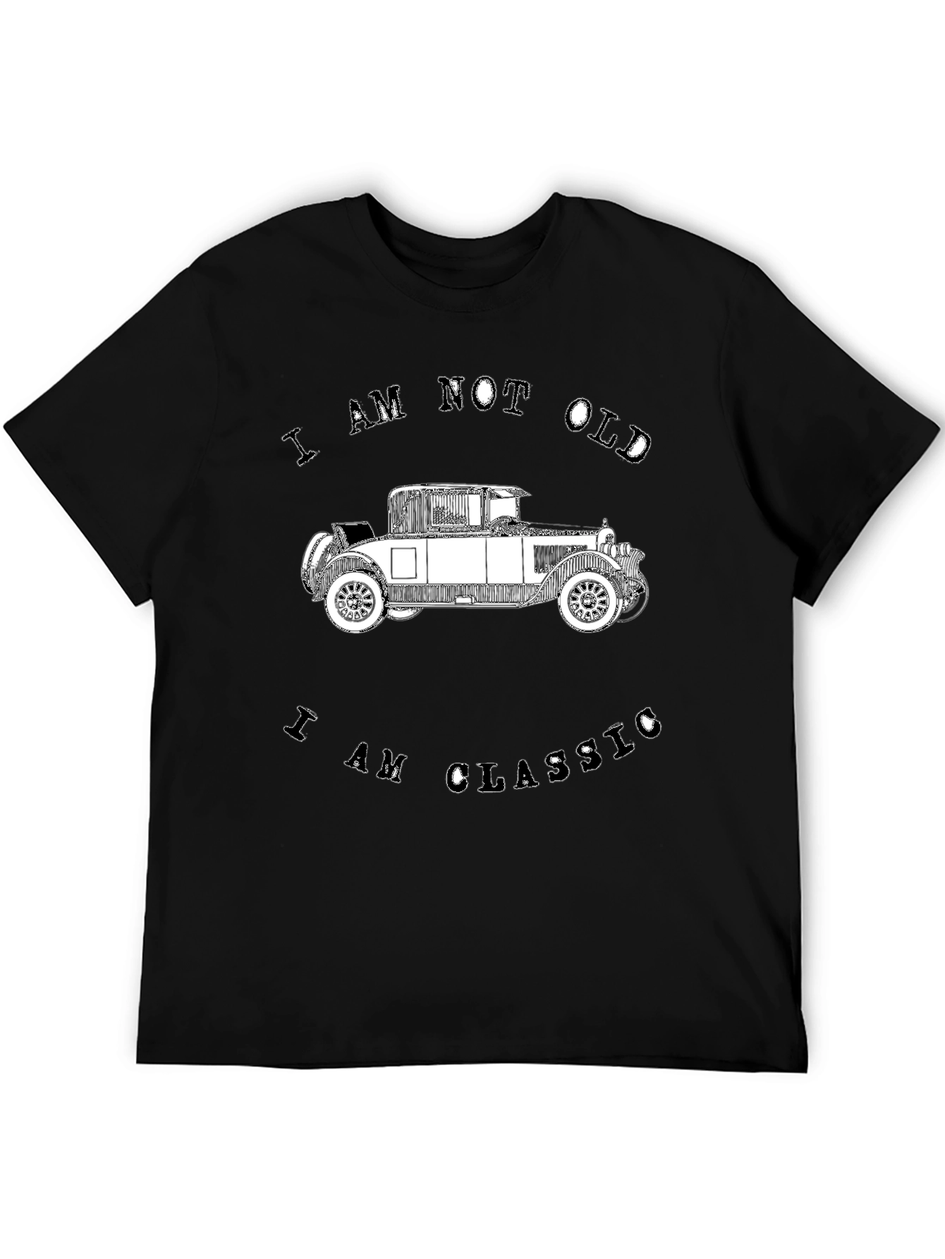 Classic Car T-Shirt - I Am Not Old I Am Classic Design