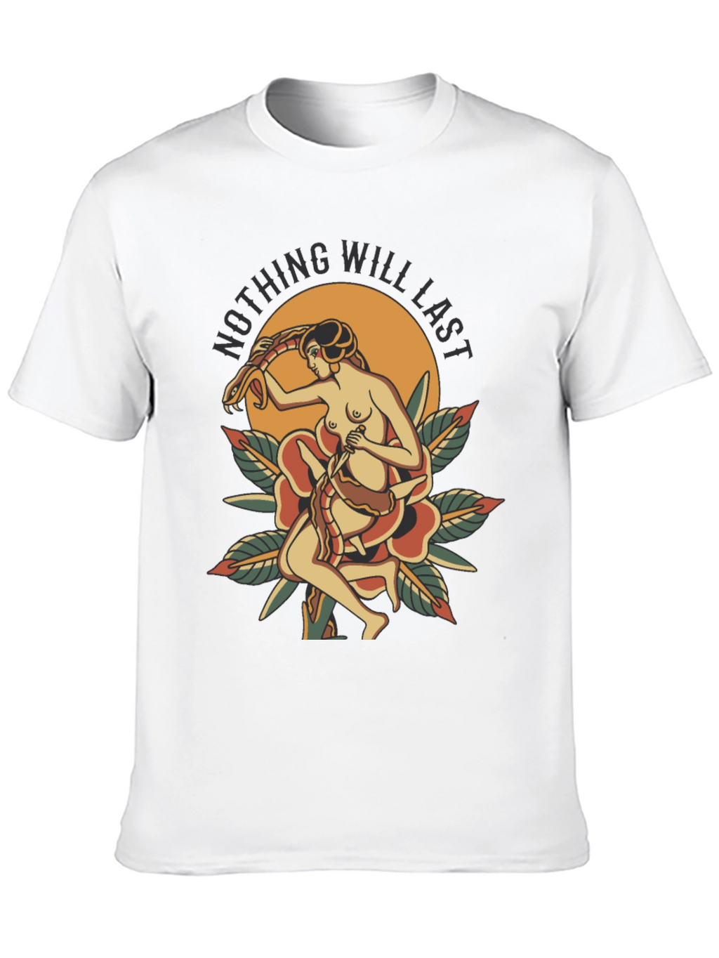 Nothing Will Last Graphic Tee - Black