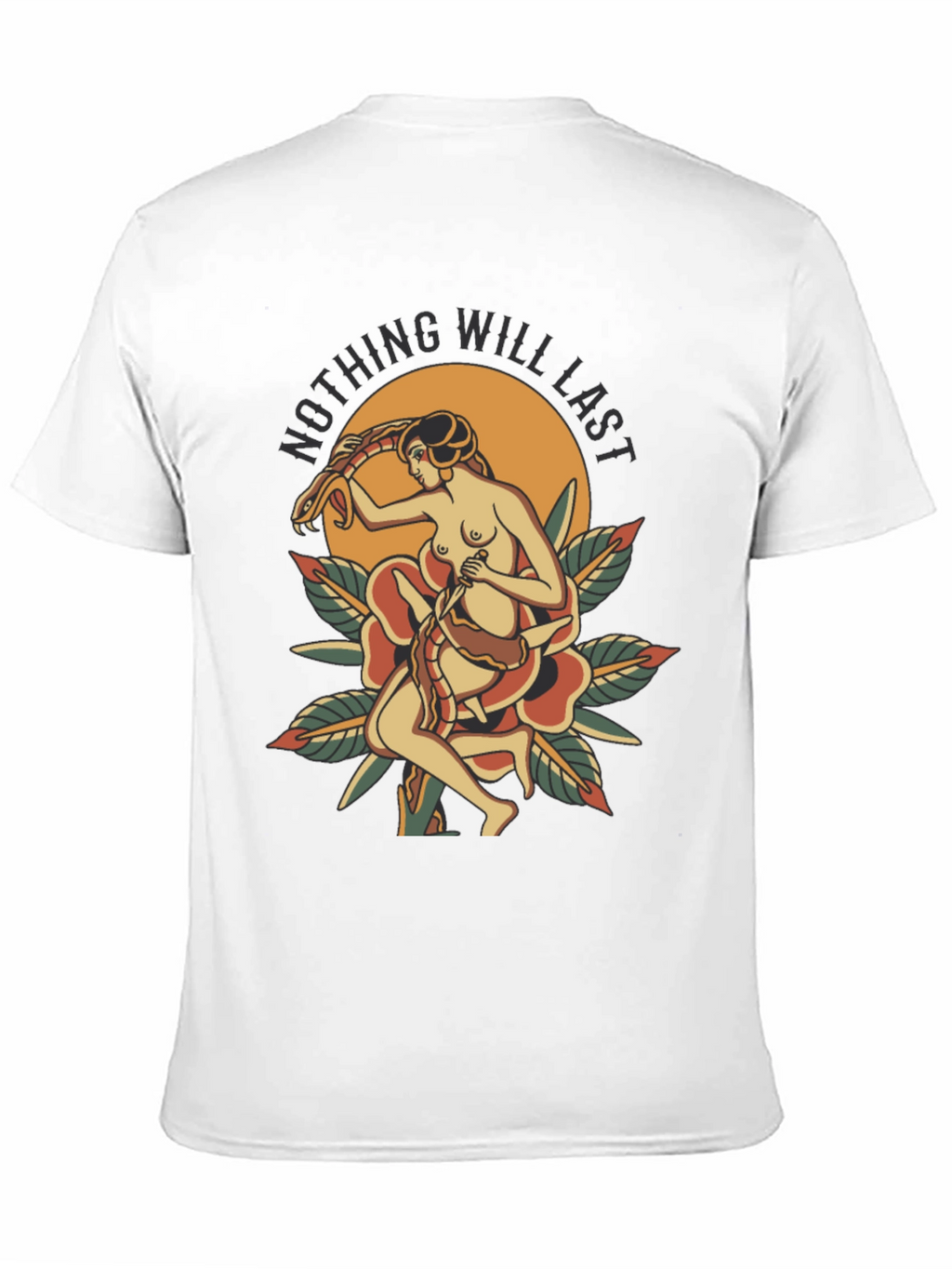 Nothing Will Last Graphic Tee - Black