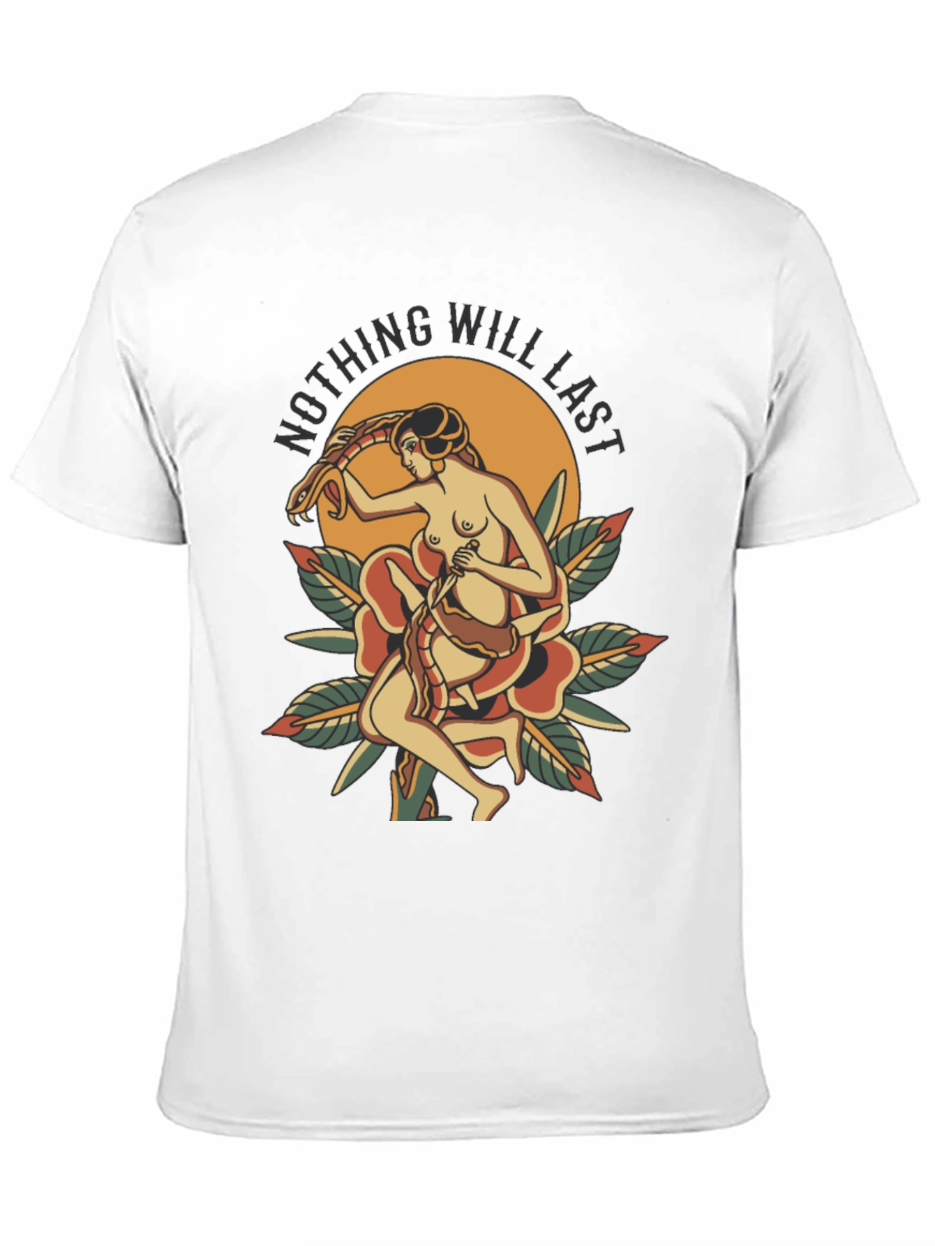 Nothing Will Last Graphic Tee - Black