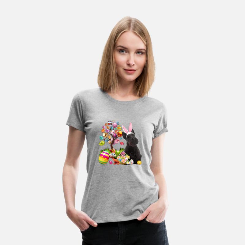 Easter Bunny Scottish Terrier Dog Ear Tree Egg