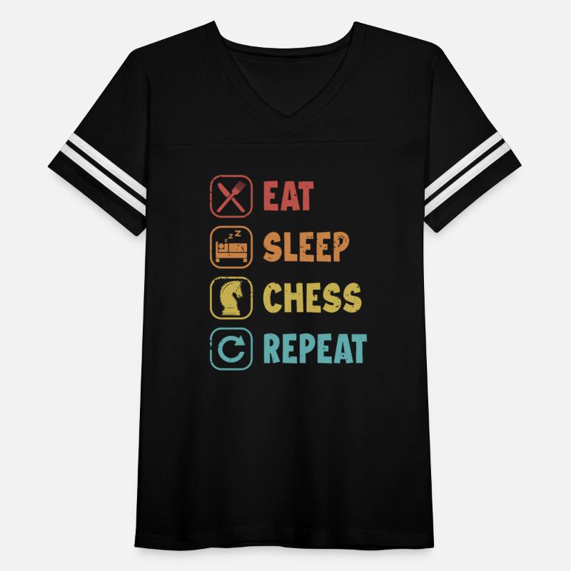 Eat Sleep Chess Repeat Player Grandmaster Queen