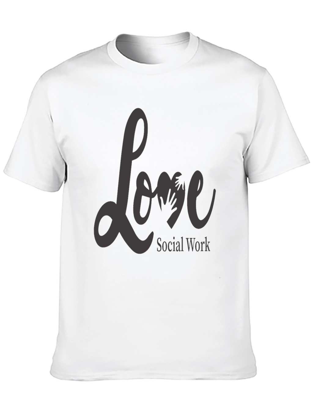 Love Social Work T-Shirt - Black
