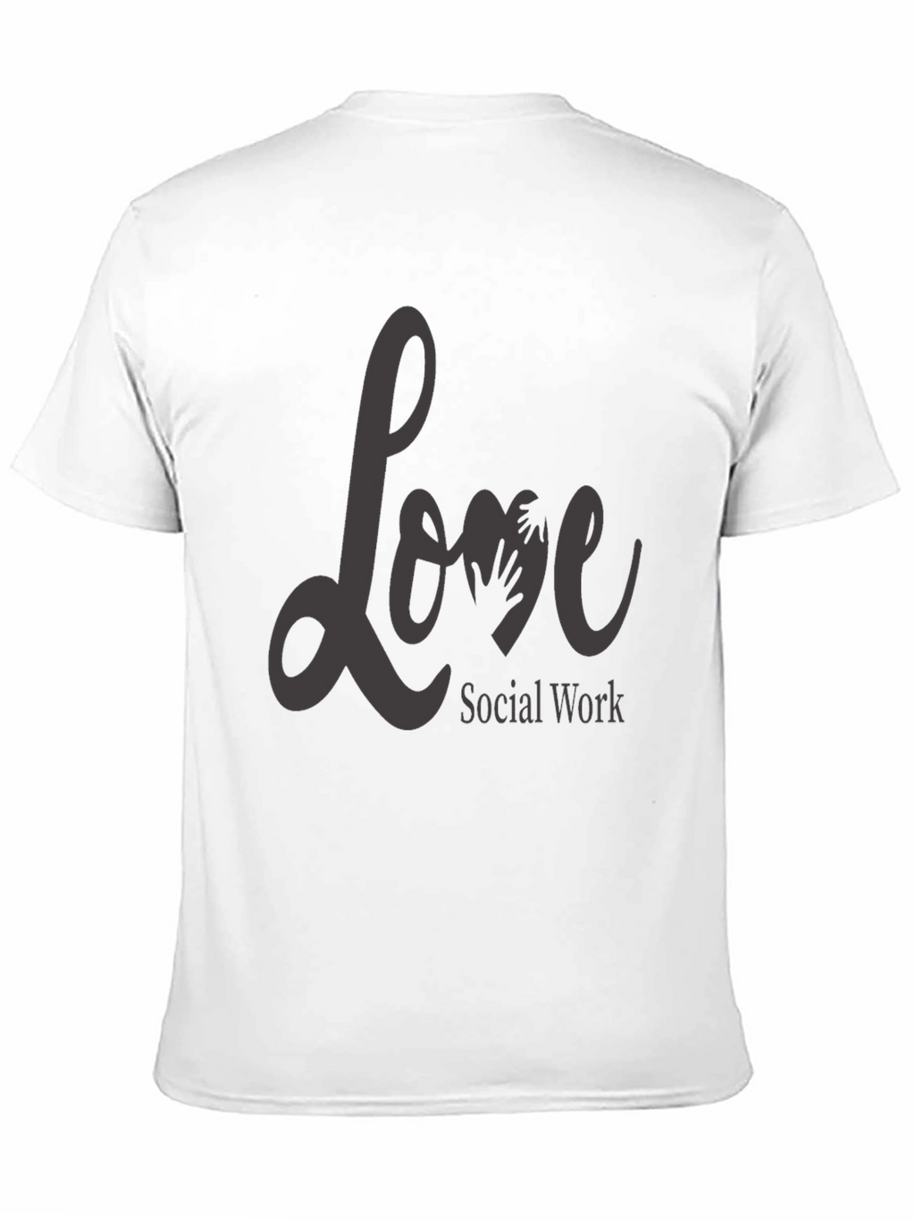 Love Social Work T-Shirt - Black