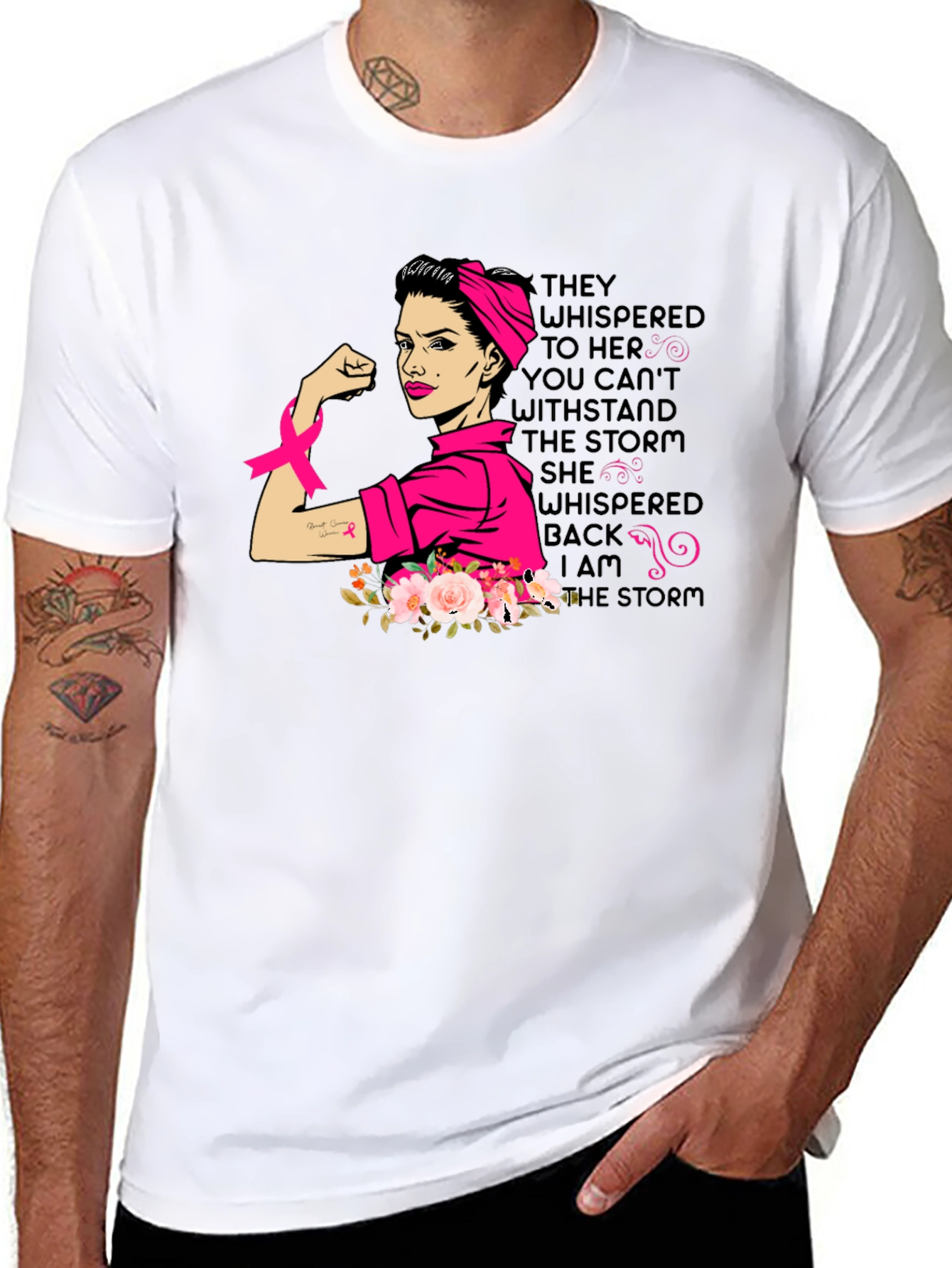 Breast Cancer Awareness T-Shirt: I Am The Storm