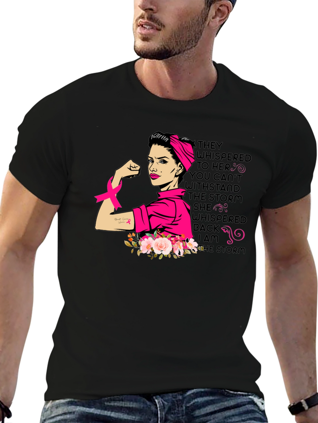 Breast Cancer Awareness T-Shirt: I Am The Storm