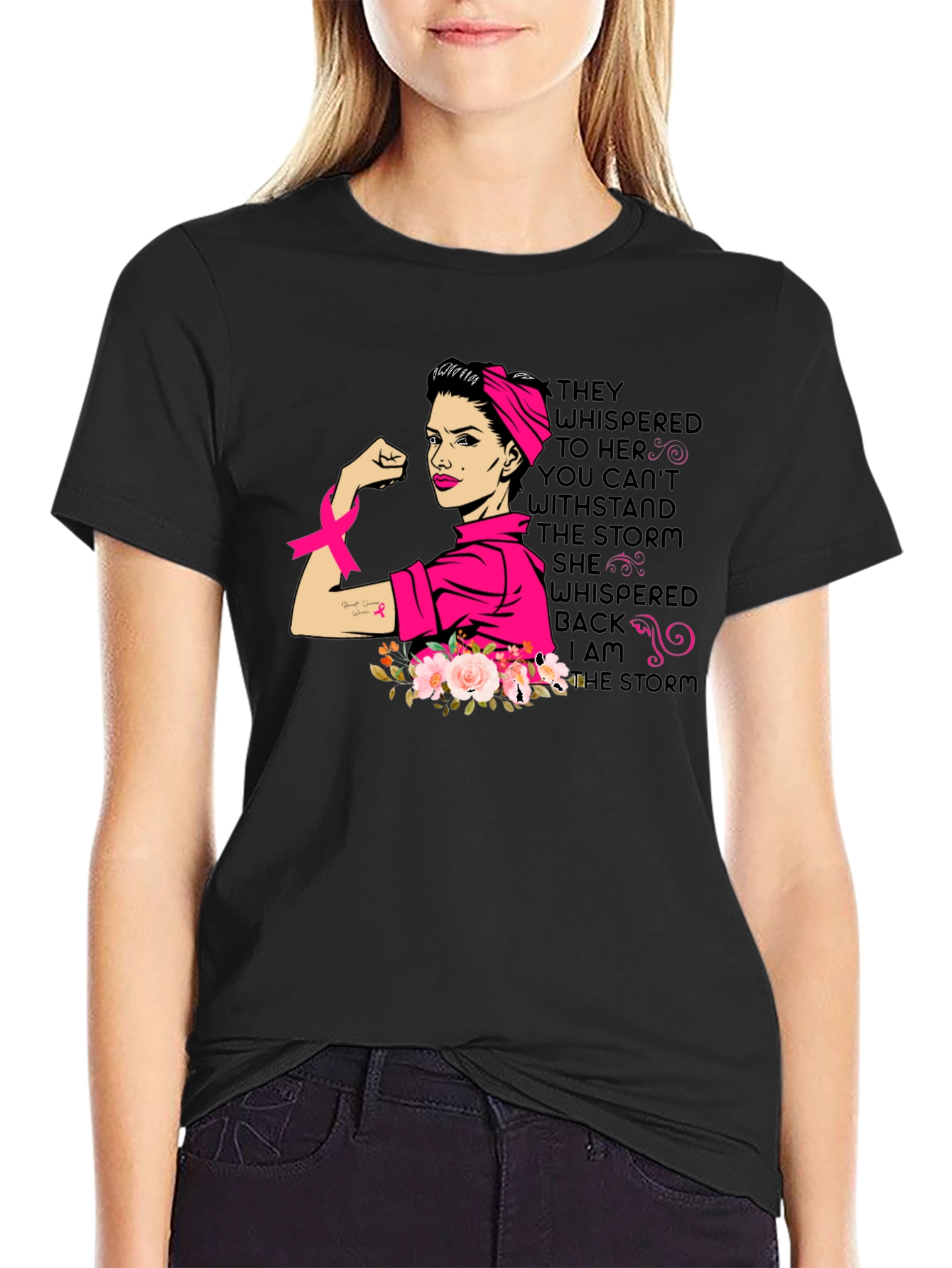 Breast Cancer Awareness T-Shirt: I Am The Storm