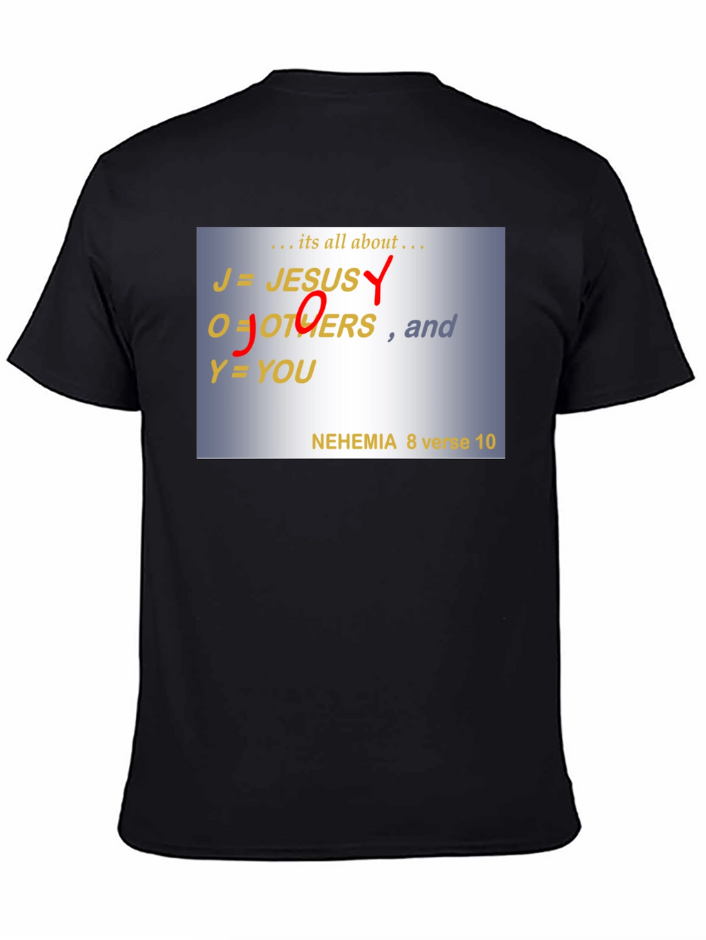 J.O.Y T-Shirt - Jesus Others You - Christian Tee