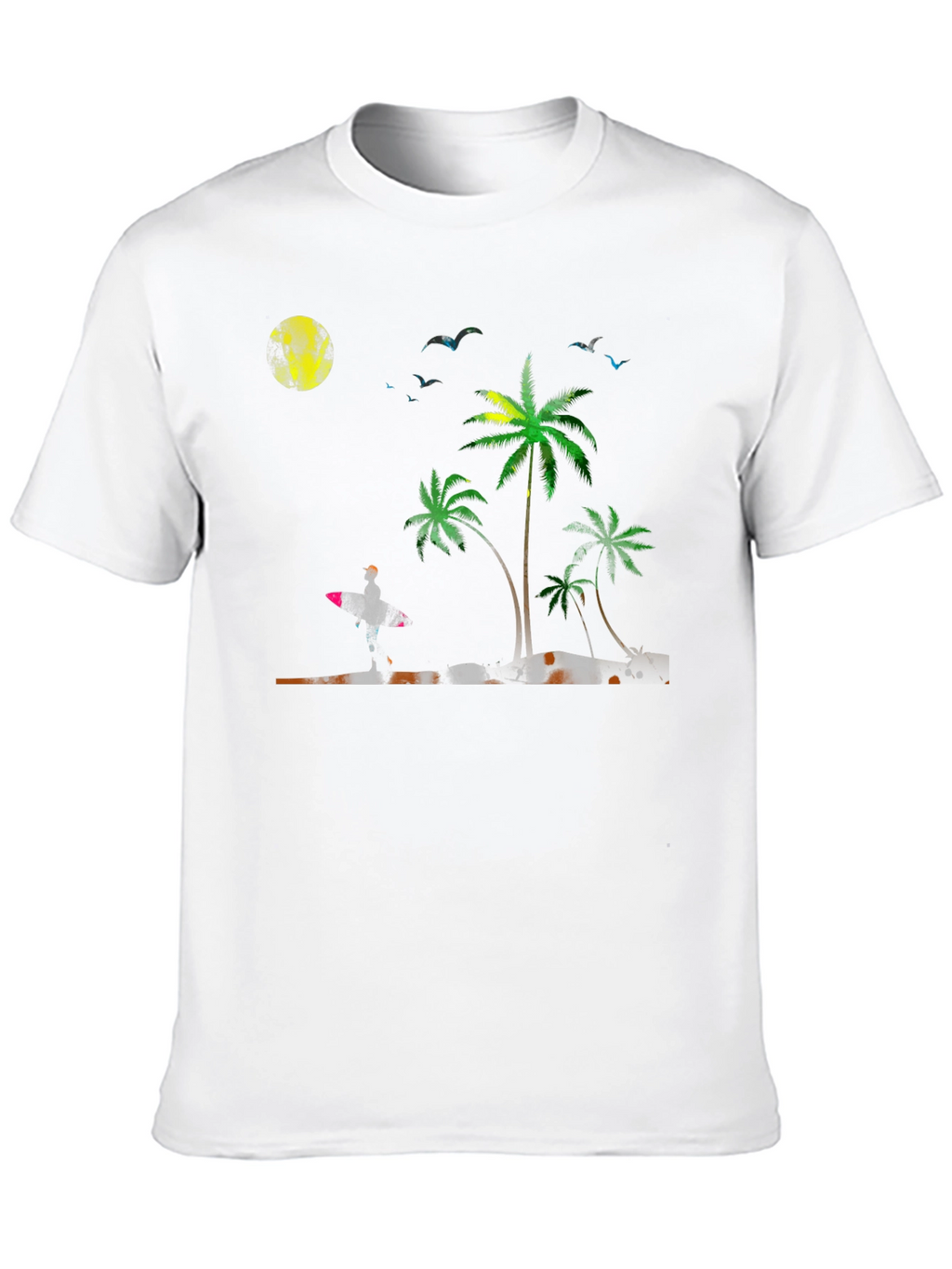 Tropical Beach Scene T-Shirt