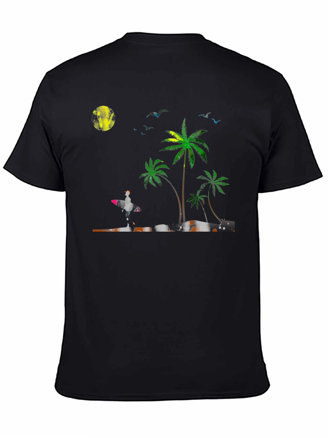 Tropical Beach Scene T-Shirt