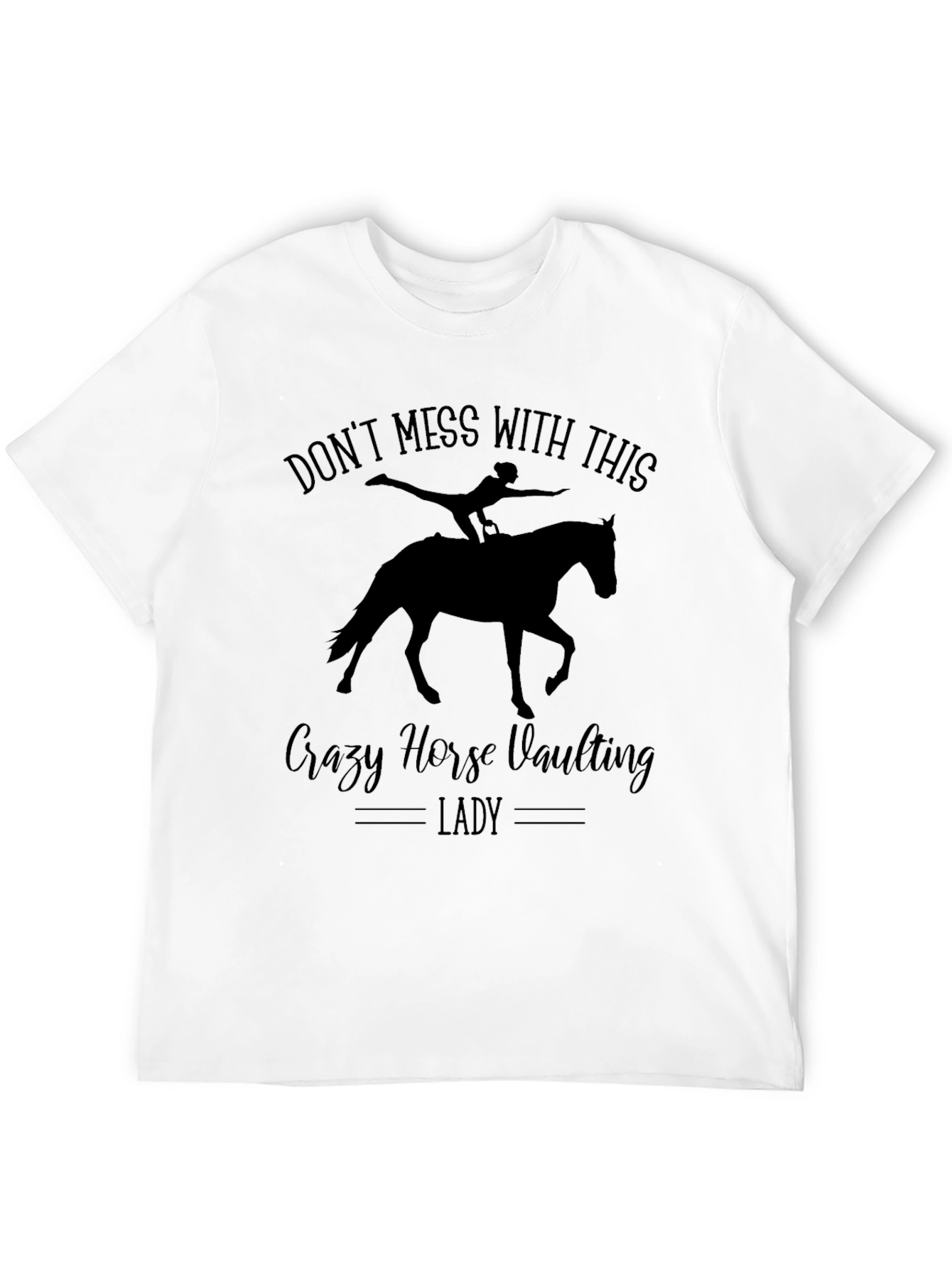 Crazy Horse Vaulting Lady Graphic Tee