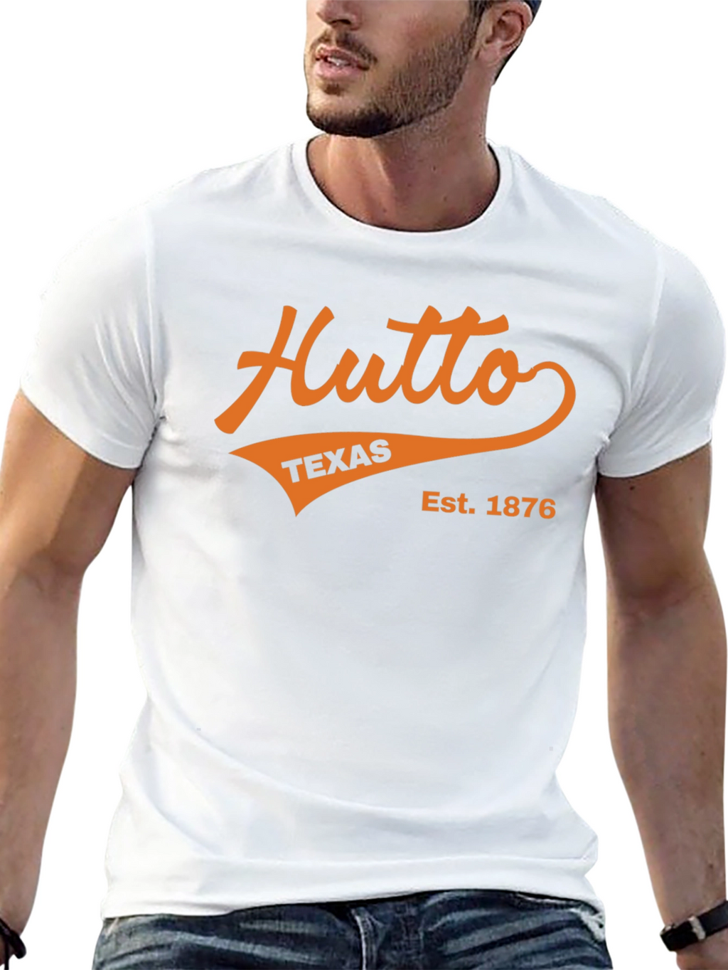 Hutto Texas Est. 1876 Black T-Shirt