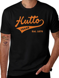 Hutto Texas Est. 1876 Black T-Shirt