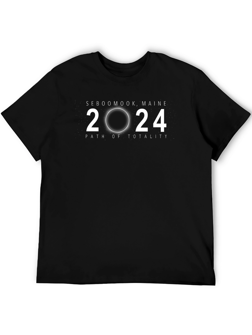 Seboomook Maine 2024 Path of Totality T-Shirt