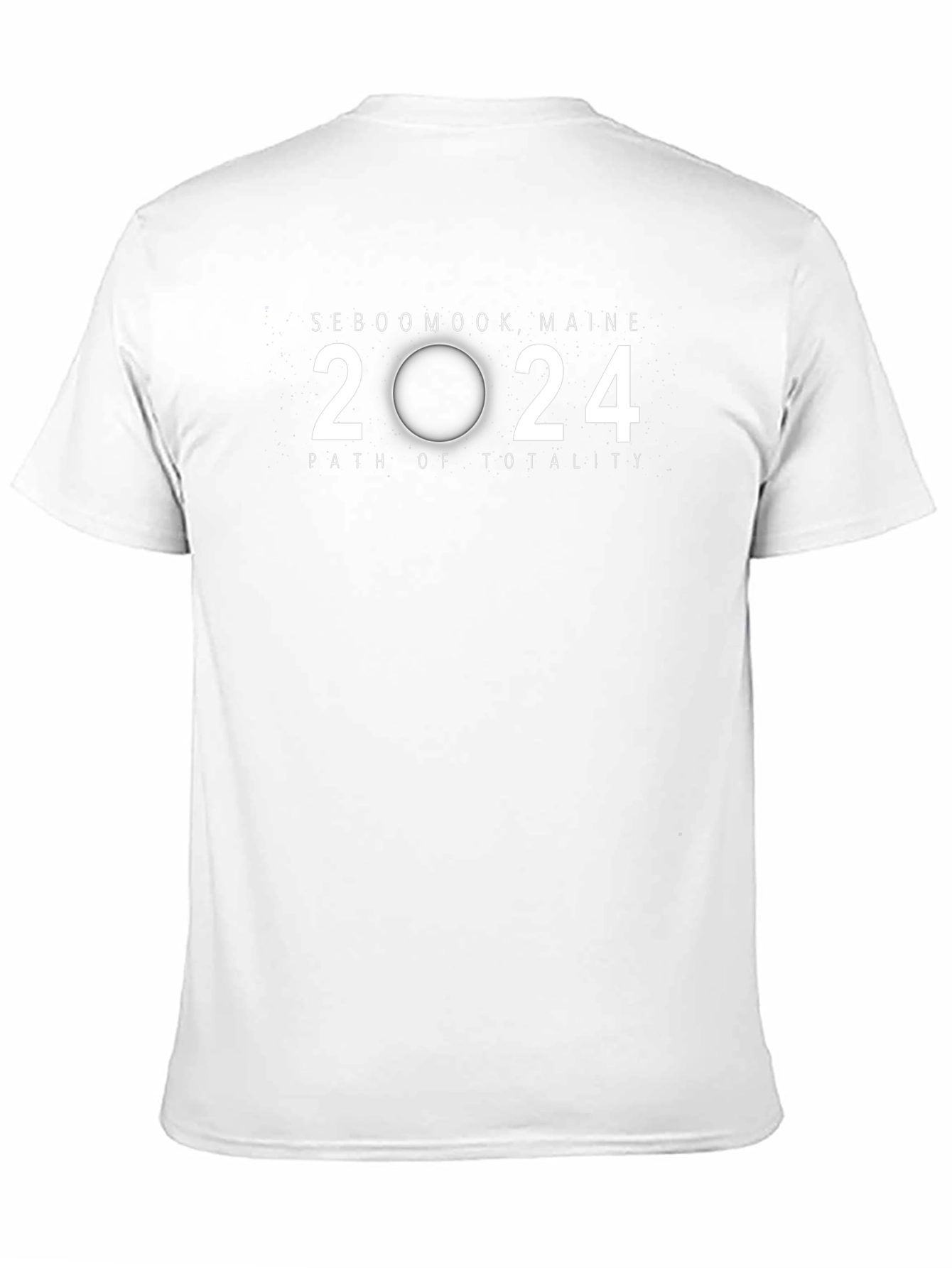 Seboomook Maine 2024 Path of Totality T-Shirt