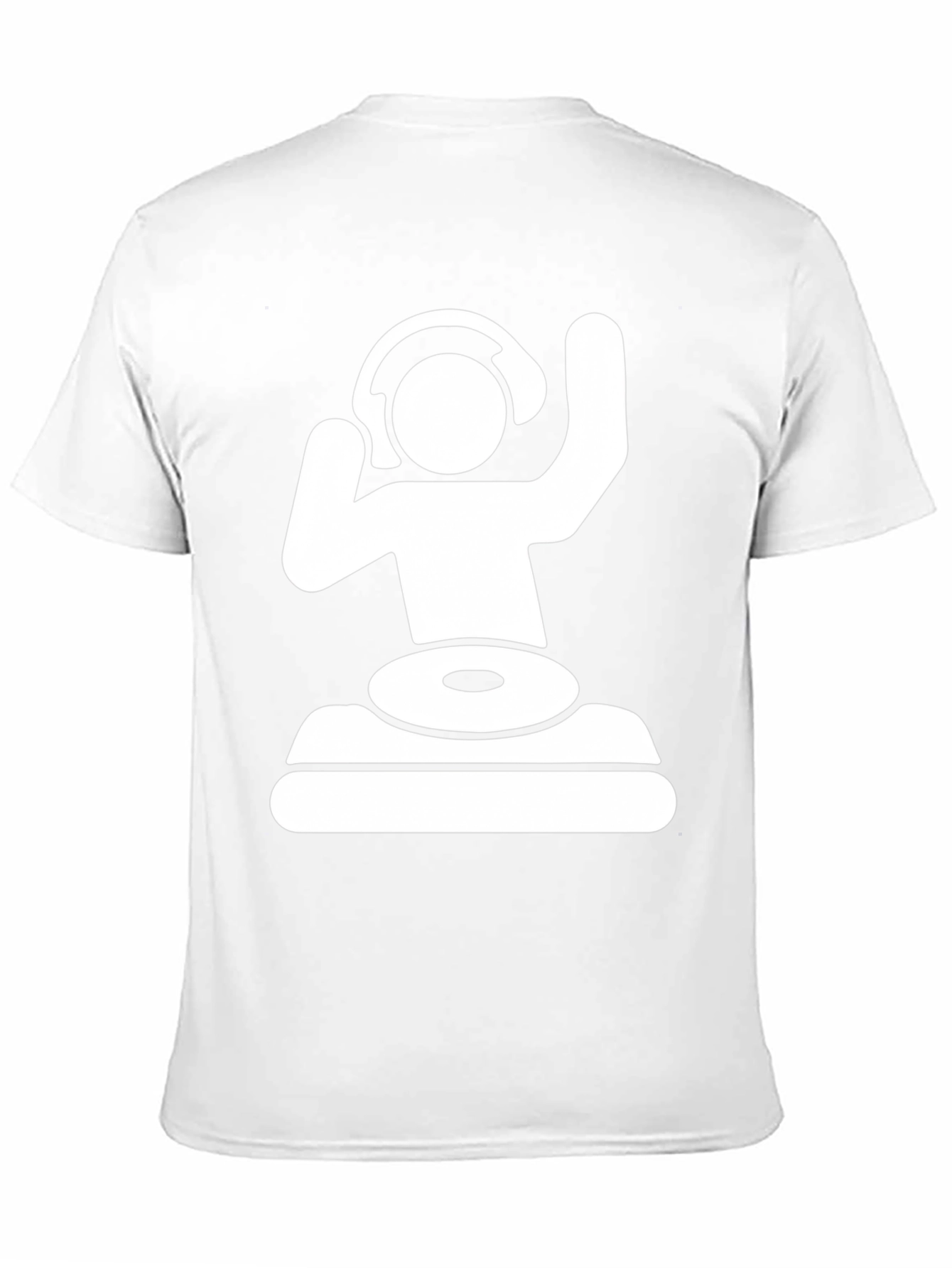 DJ Graphic Tee - Black Crew Neck T-Shirt