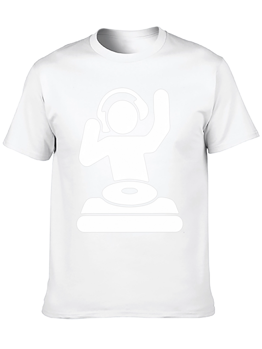 DJ Graphic Tee - Black Crew Neck T-Shirt
