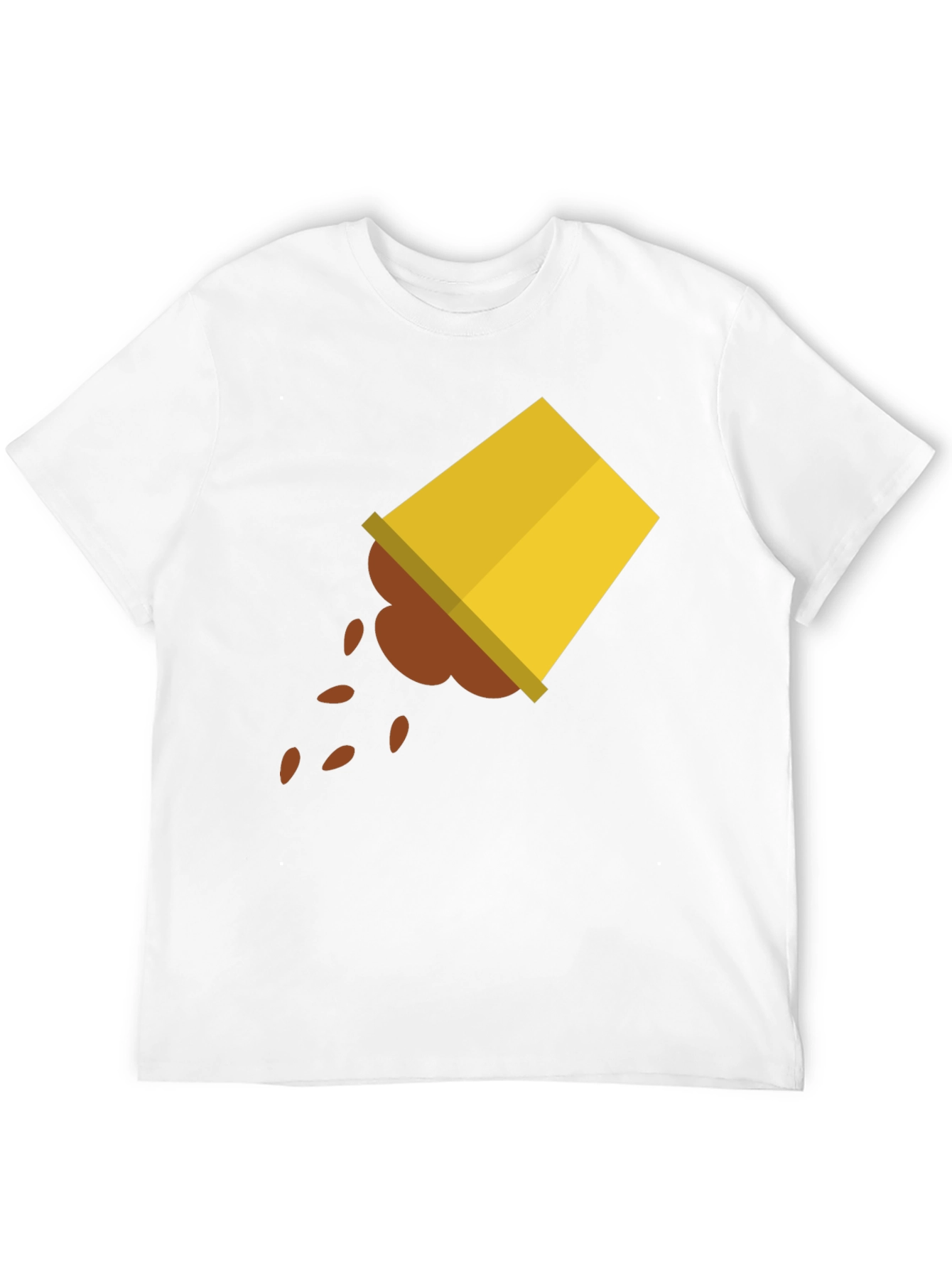 Spilled Coffee Graphic Tee - Unisex Black T-Shirt