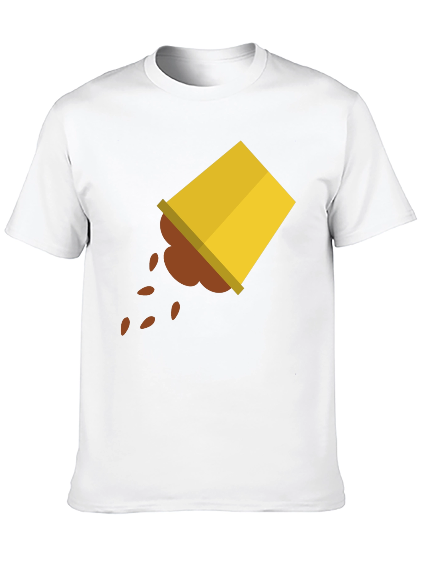 Spilled Coffee Graphic Tee - Unisex Black T-Shirt