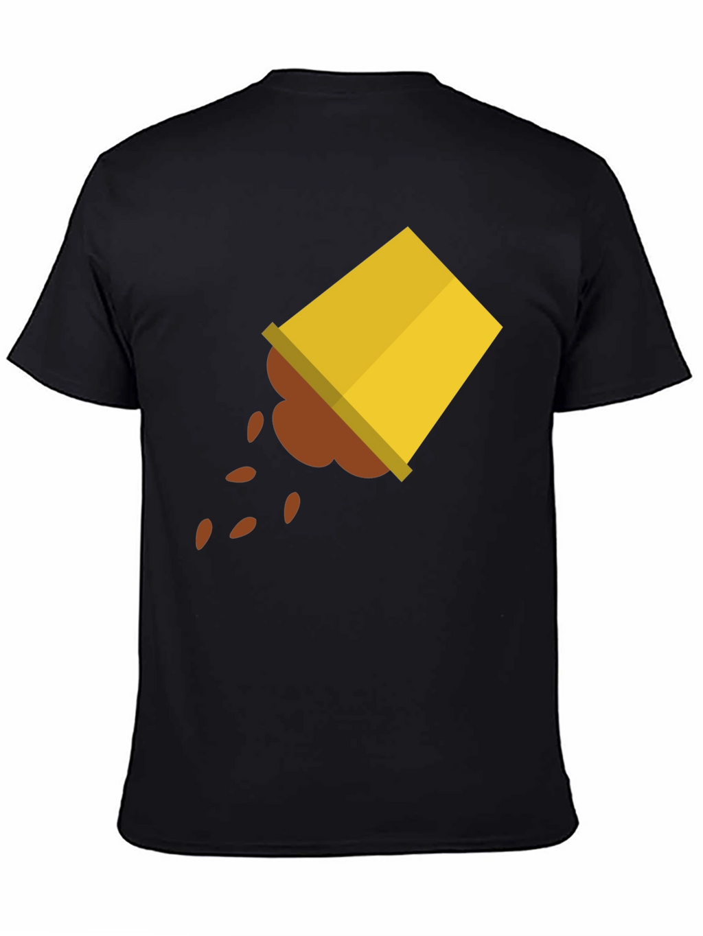 Spilled Coffee Graphic Tee - Unisex Black T-Shirt