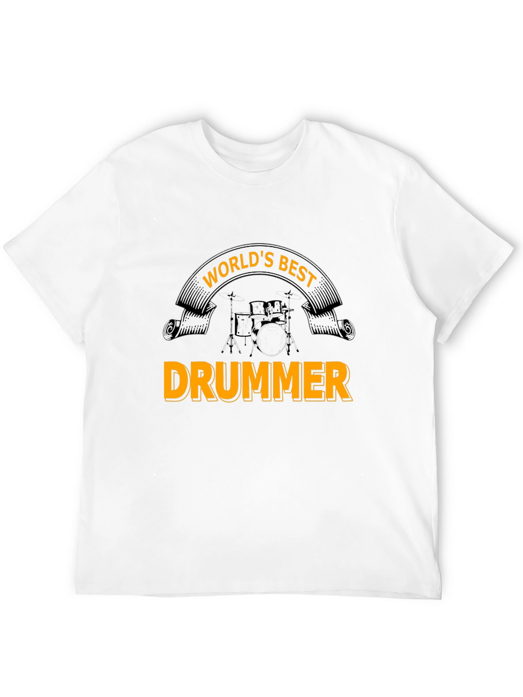 Worlds Best Drummer T-Shirt - Music Lover Gift