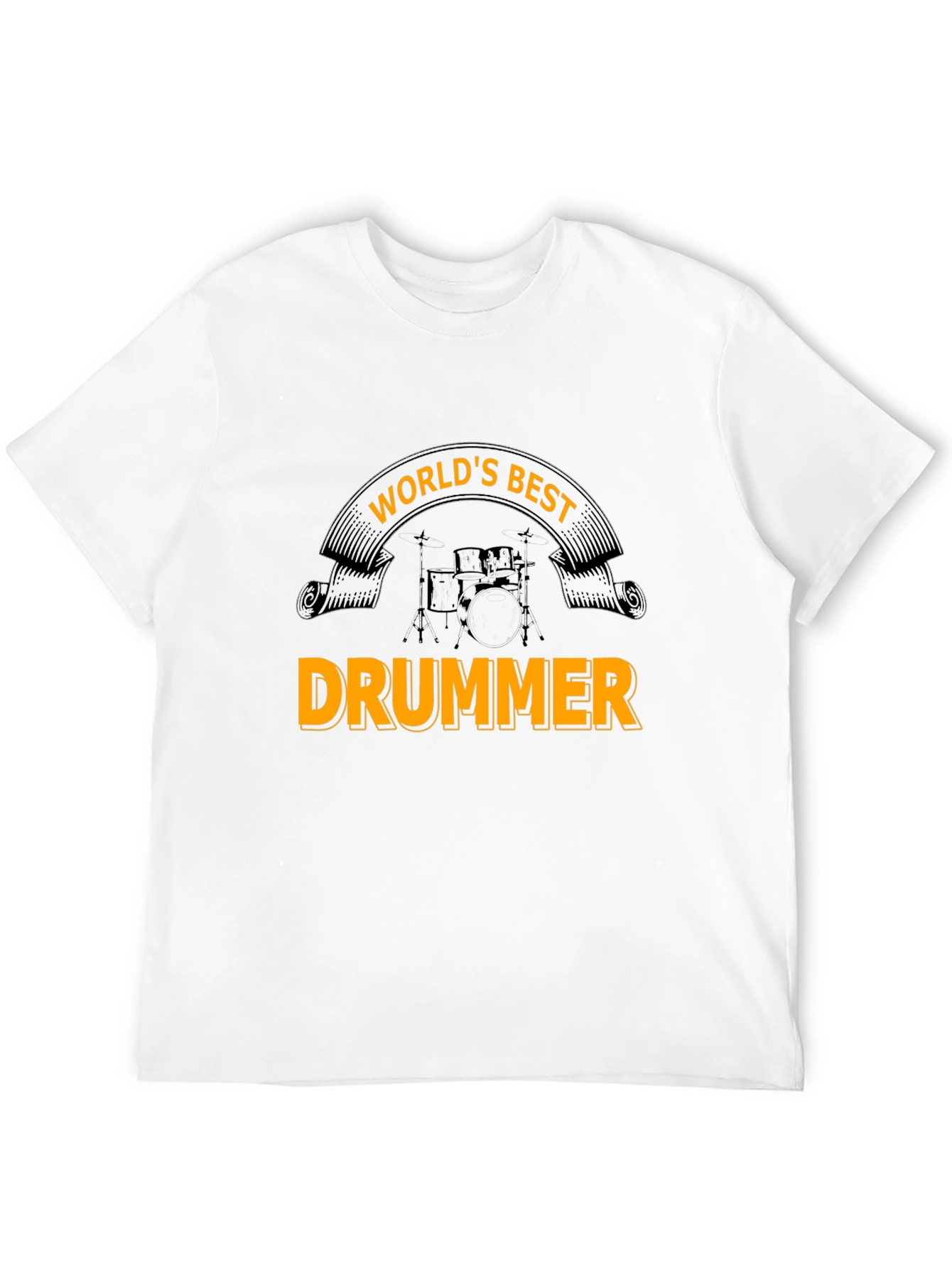 Worlds Best Drummer T-Shirt - Music Lover Gift