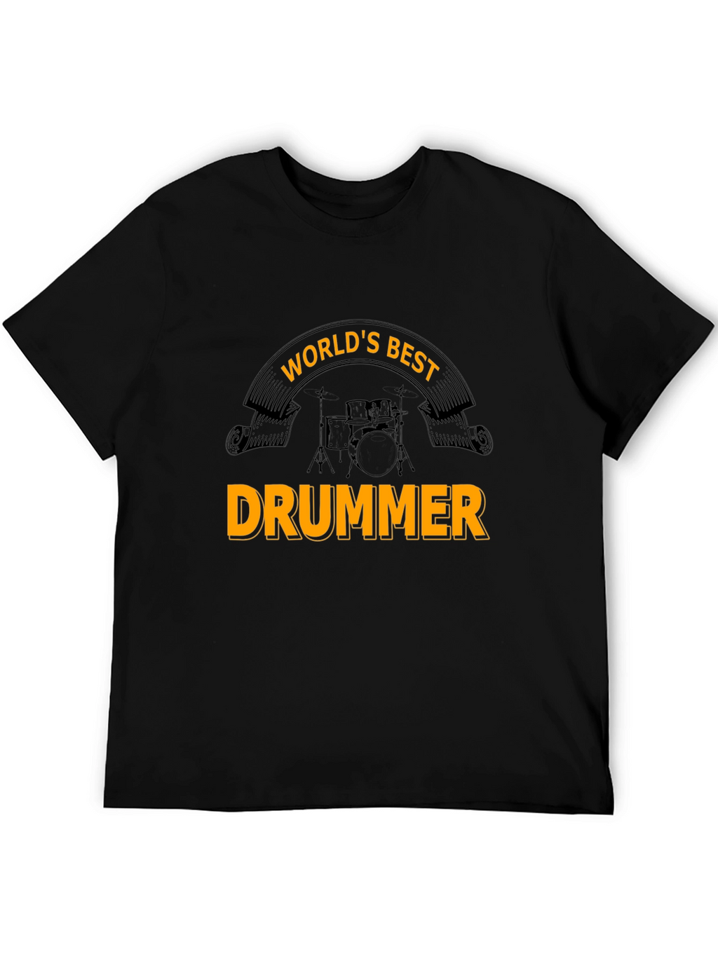 Worlds Best Drummer T-Shirt - Music Lover Gift