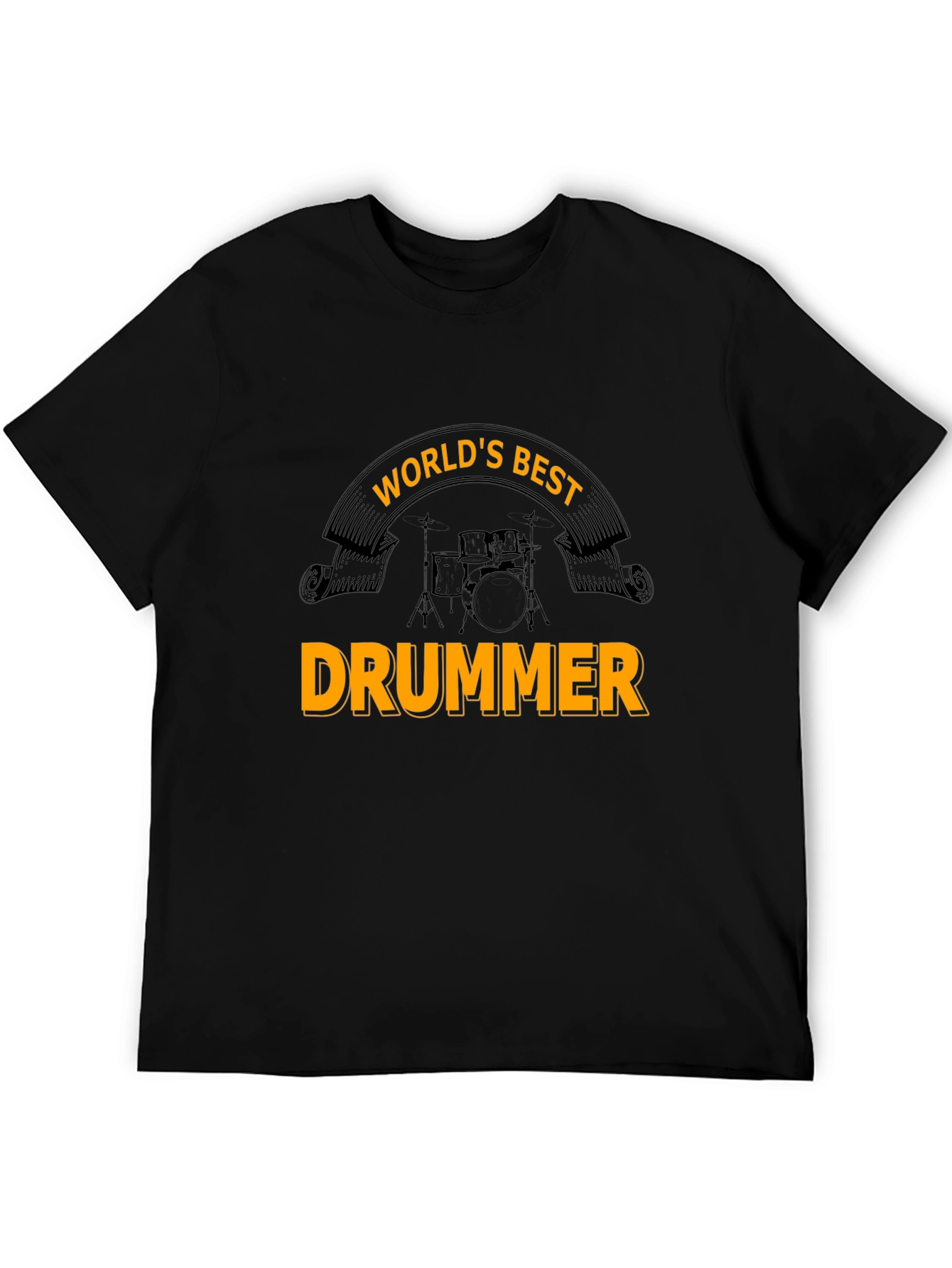 Worlds Best Drummer T-Shirt - Music Lover Gift