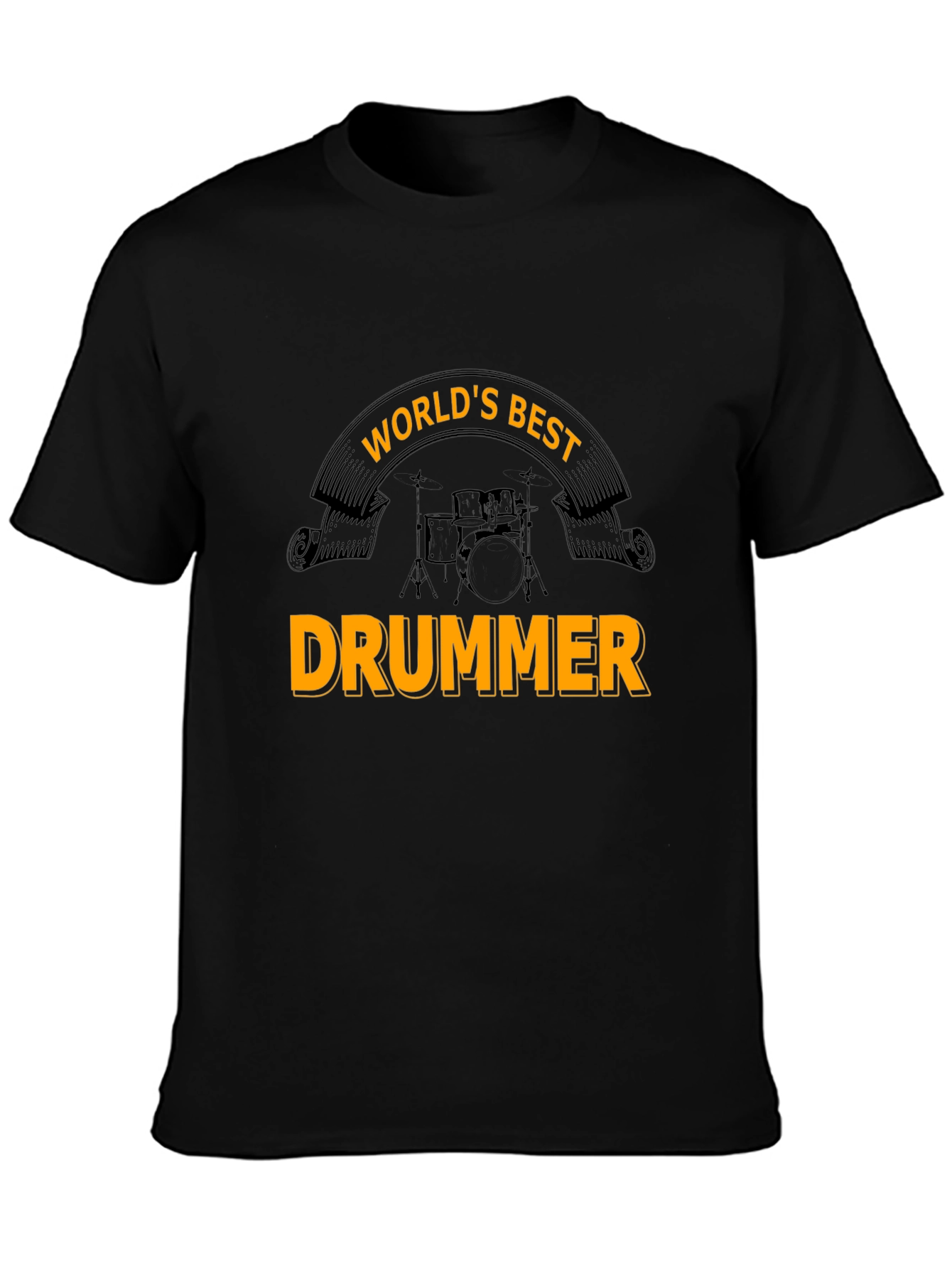 Worlds Best Drummer T-Shirt - Music Lover Gift